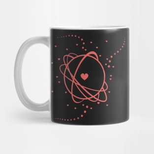 Valentine Heart Planet Mug